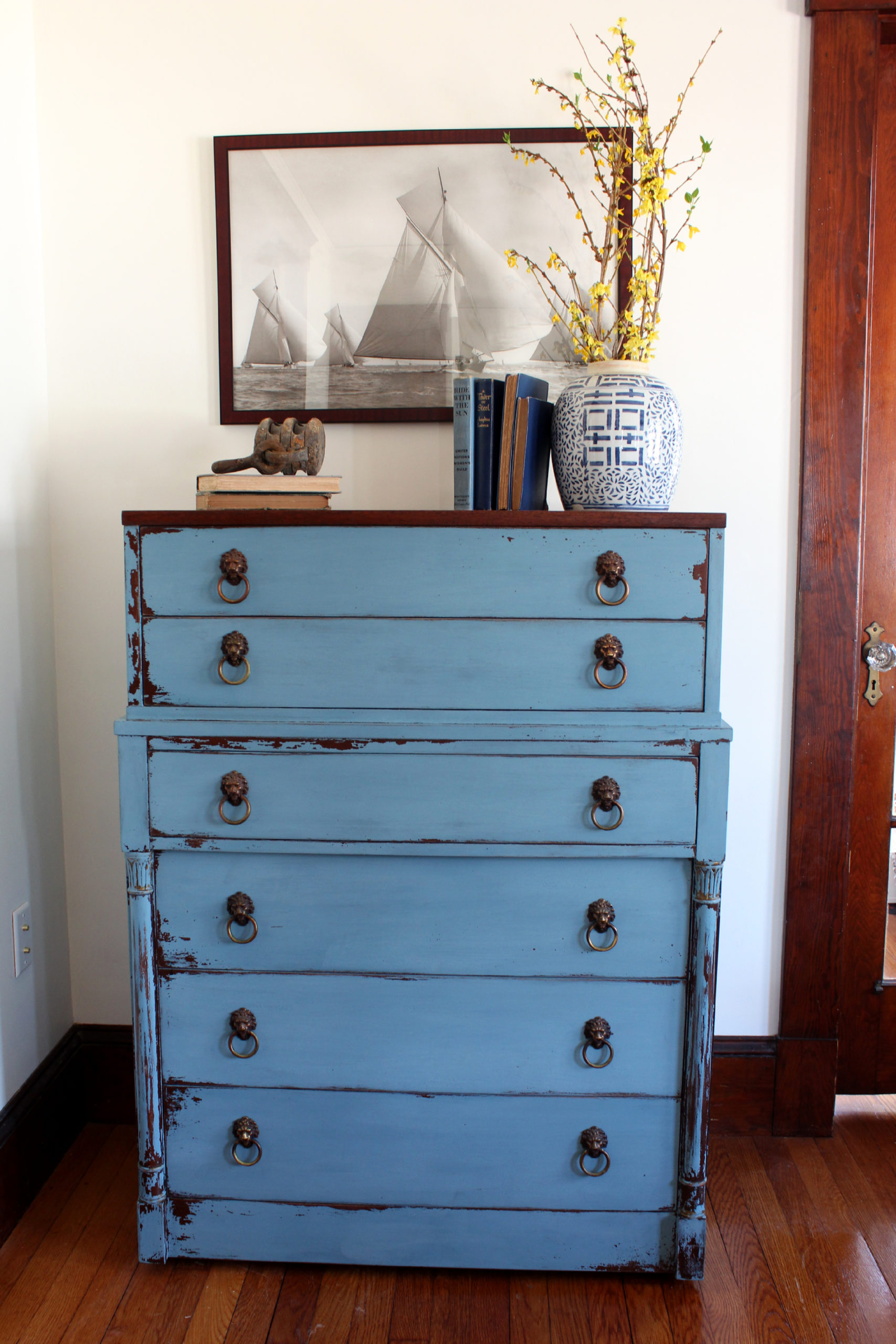 A Lace Dresser Named Charlotte (Before & After) - Finding Silver Pennies