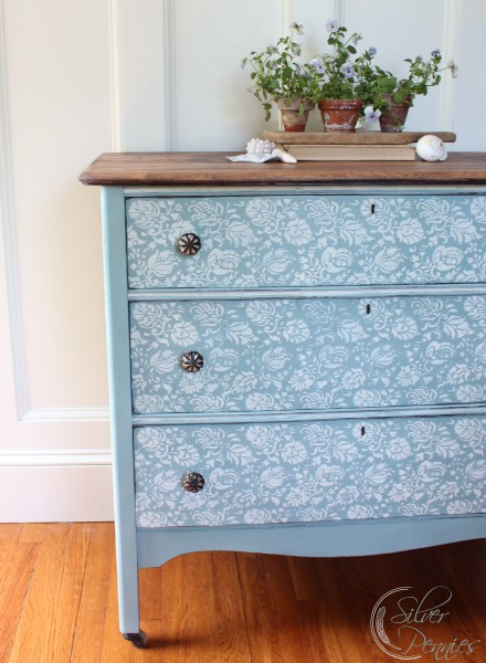 Fleur Chalk Paint Dresser (Before & After) - Finding Silver Pennies