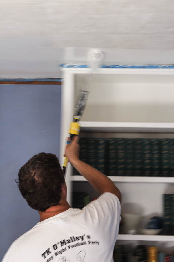 How to Paint Calcimine Ceilings Finding Silver Pennies