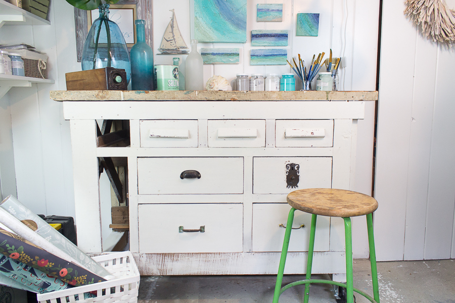 BEFORE & AFTER: Garage Workbench Makeover Using Beyond Paint