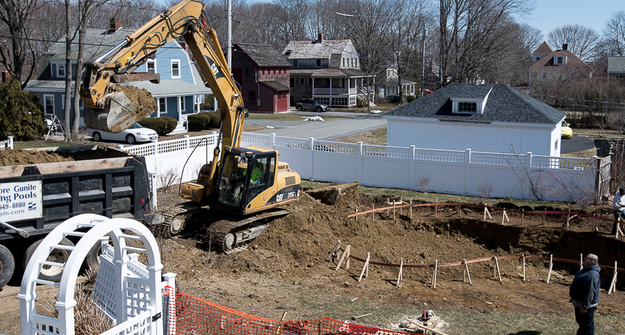 Pool Progress Digging And Plumbing Finding Silver Pennies