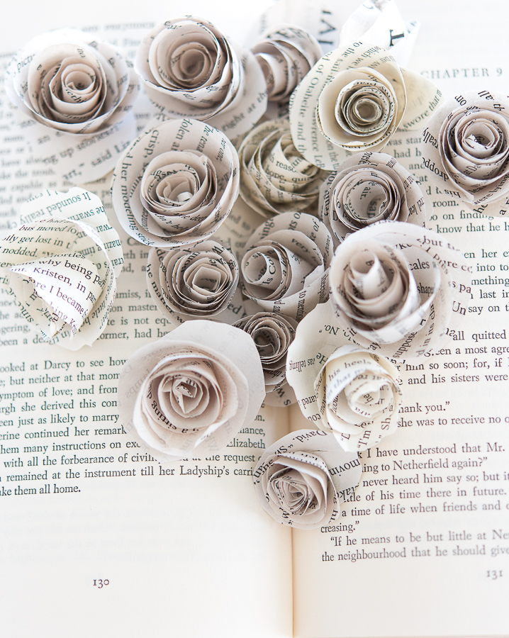 How to Make Paper Roses - Finding Silver Pennies