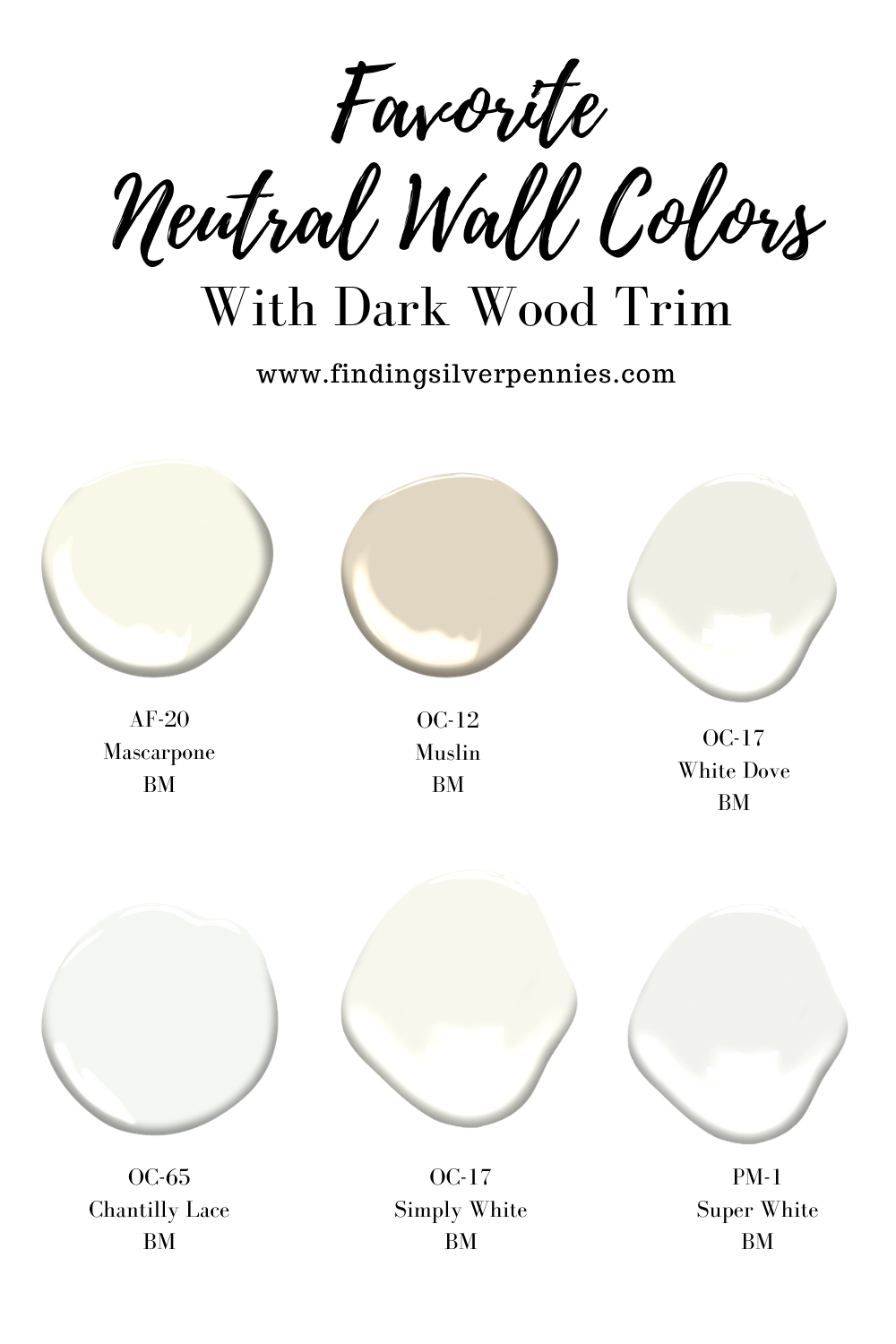 Favorite Neutral Wall Colors With Dark Wood Trim 